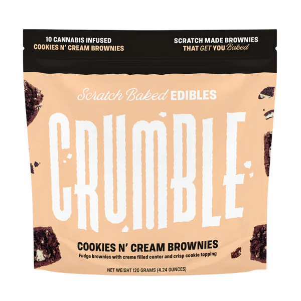 Crumble Edibles 10pk / 30mg D9 / Cookies N' Cream